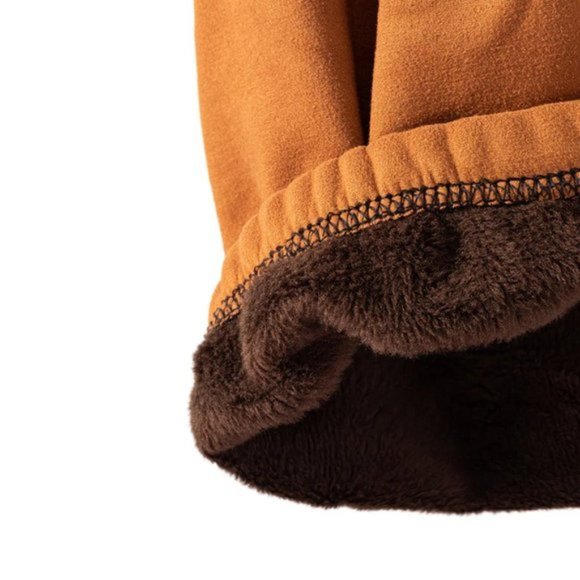 Just Cozy Caramel Fur-Lined Leggings - Picture 6 of 11